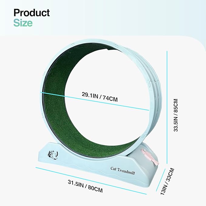 Rueda de ejercico para gatos Pawise 80cm