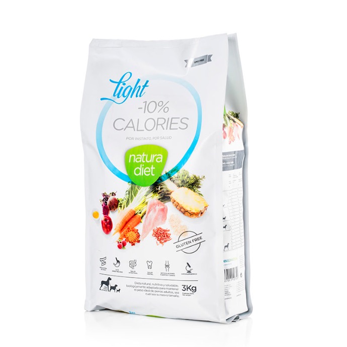 Natura Diet Pienso Light -10% calorías para Perros