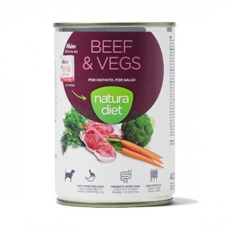 Natura Diet Ternera y Verduras 400g