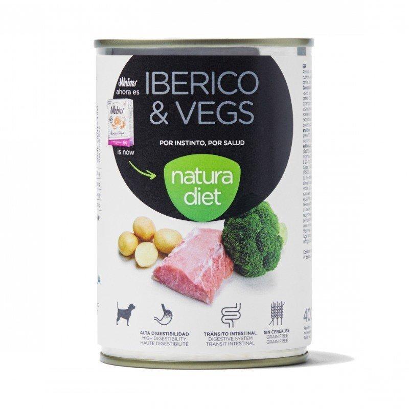 Natura Diet Ibérico y Verduras para Perros 400g