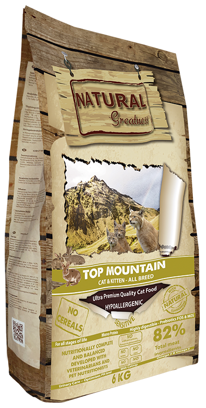 Natural Greatness Pienso Top Mountain para Gatos y Gatitos