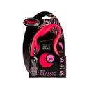 Flexi New Classic Cinta 5m Rojo (XS)