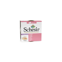 Schesir lata gato salmón (en caldo) 85g.