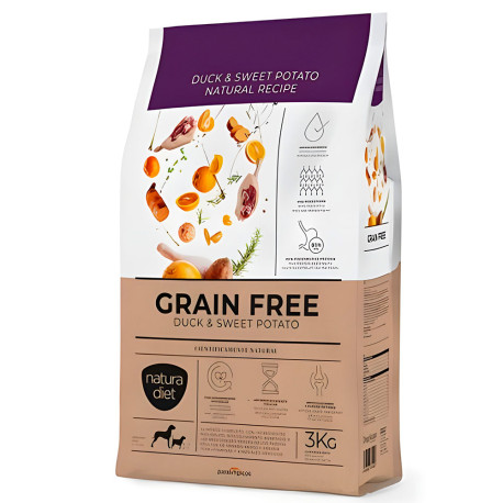 Natura Diet Pienso Grain Free de Pato y Batata