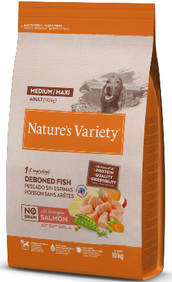 Nature's Variety Salmon Noruego No Grain para Perro Medium