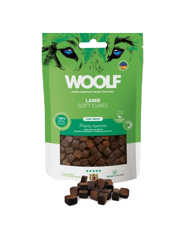 Woolf lamb soft cubes 100gr
