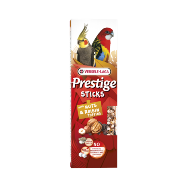 Versele-Laga Sticks Grandes Periquitos Nueces y Pasas 2 unidades