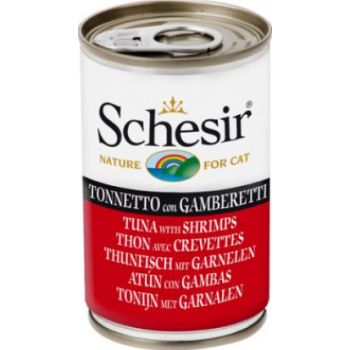 Schesir Atun con gambas jelly 140gr