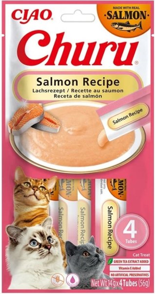 Churu cat receta de salmón