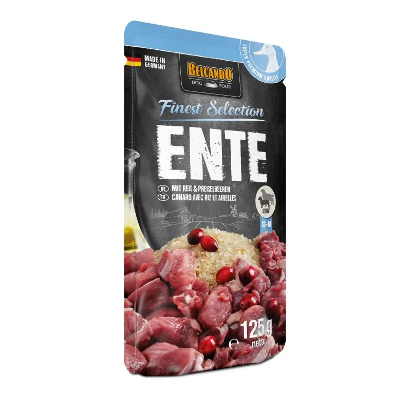 Belcando Pato con arroz y arandanos 