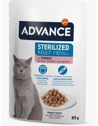 Advance Sterilized de Pavo para Gatos 85 gr.