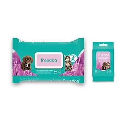 Freedog Toallitas húmedas Lavanda y Vainilla