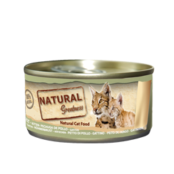 Natural Greatness Pechuga de Pollo para Gatitos y Adultos 70gr